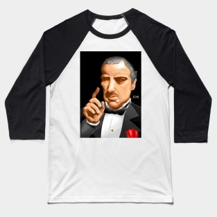 The Godfather - Don Corleone Baseball T-Shirt